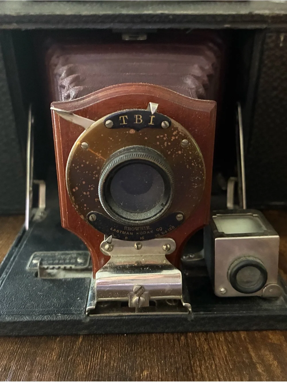 Antique Eastman Kodak No. 3 Folding Brownie Camera Model A TBI Shutter